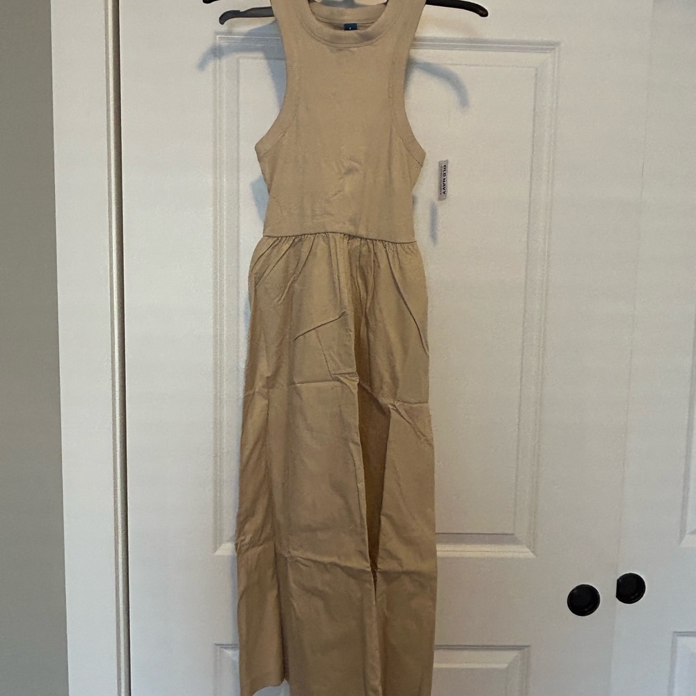 Old Navy Tan Maxi Dress